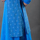 Blue Jacket kurta