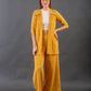 Mustard Pleat jacket set