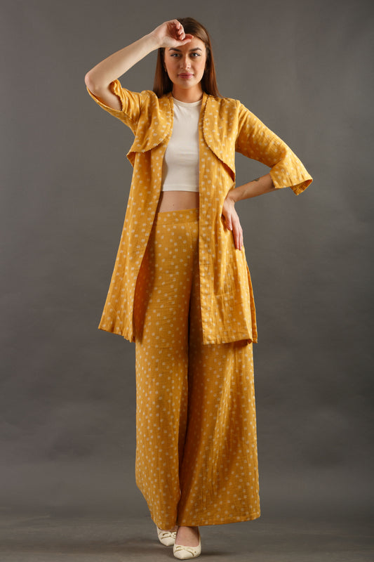 Mustard shoulder flap set