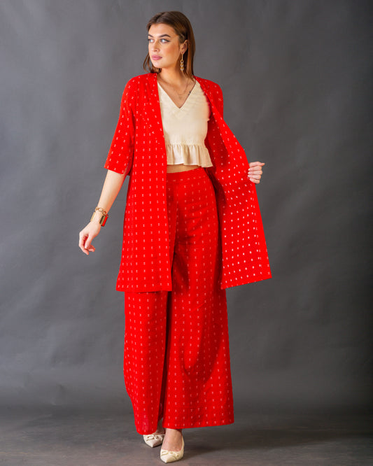 Red Placket set