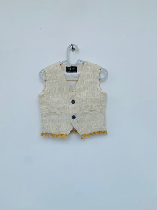 Cotton lycra waistcoat