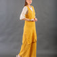 Mustard Overlay kurta