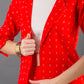 Red Placket set