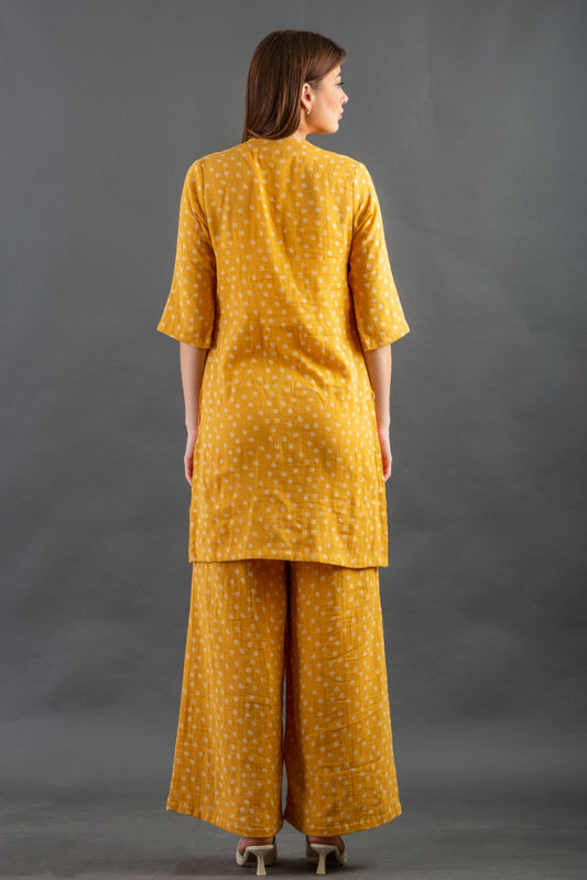 Mustard shoulder flap set