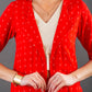 Red Placket set